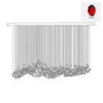 Veshaa Postmodern Luxury Stone Crystal Chandelier - Lamp Outdoor