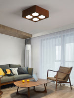 Eliza Minimalist Wood Ceiling Light - Lamp Outdoor