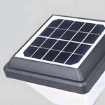 27.6-Inch H Modern Black LED Solar Pathway Post Light - Lamp Outdoor