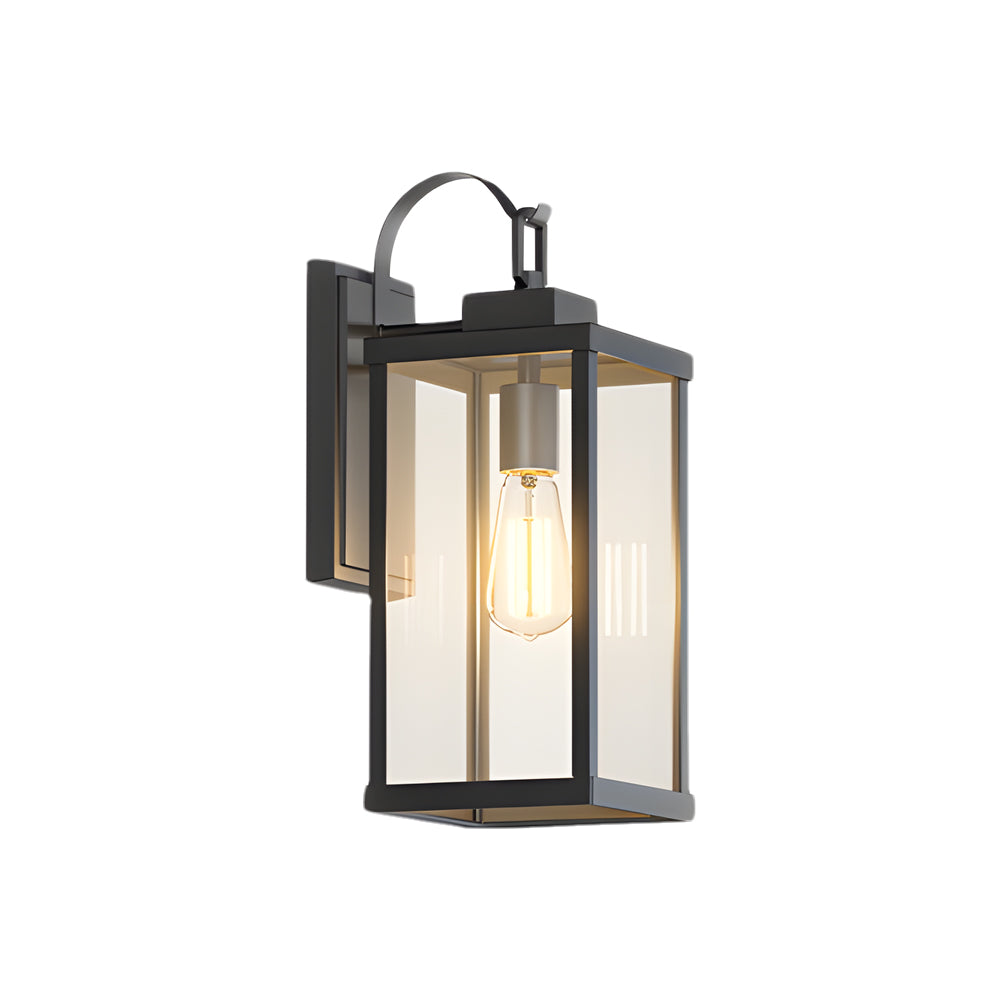 Waterproof Square Metal Outdoor Wall Sconces American-Style Minimalist - Lamp Outdoor
