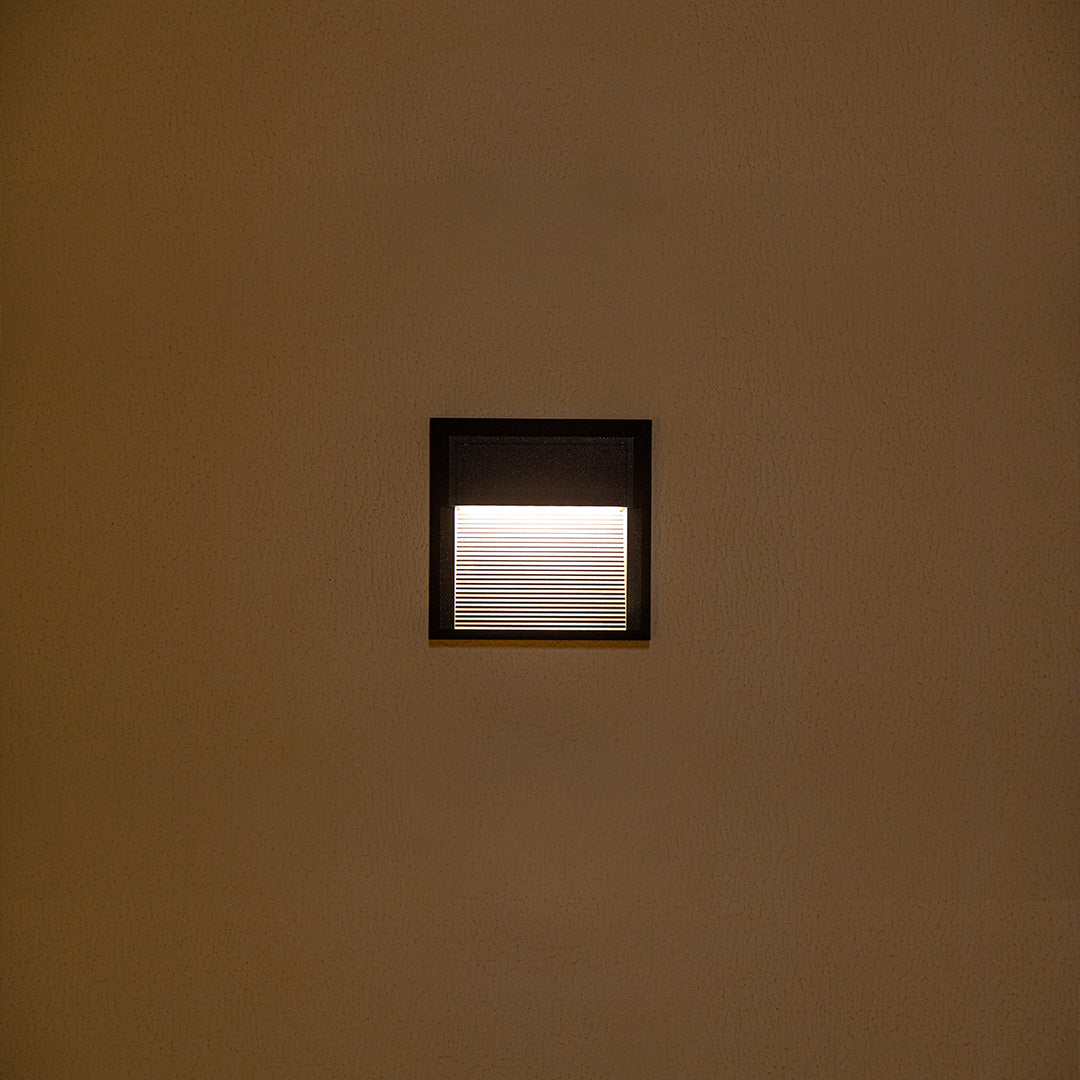 Geometric LED Outdoor Step Lights Minimalist Style - Lamp Outdoor