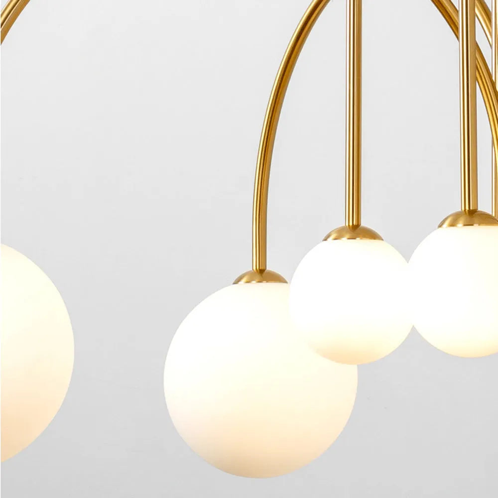 Monica Pendant Light Double Layer Glass Bubble - Lamp Outdoor