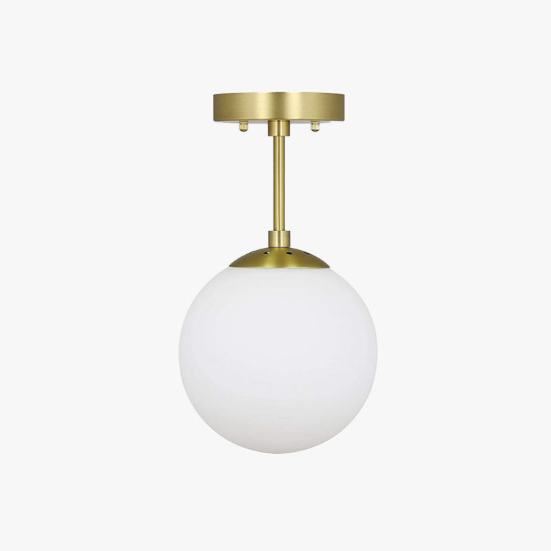 Lore Semi-Flush Mount Ceiling Light Glass - Lamp Outdoor