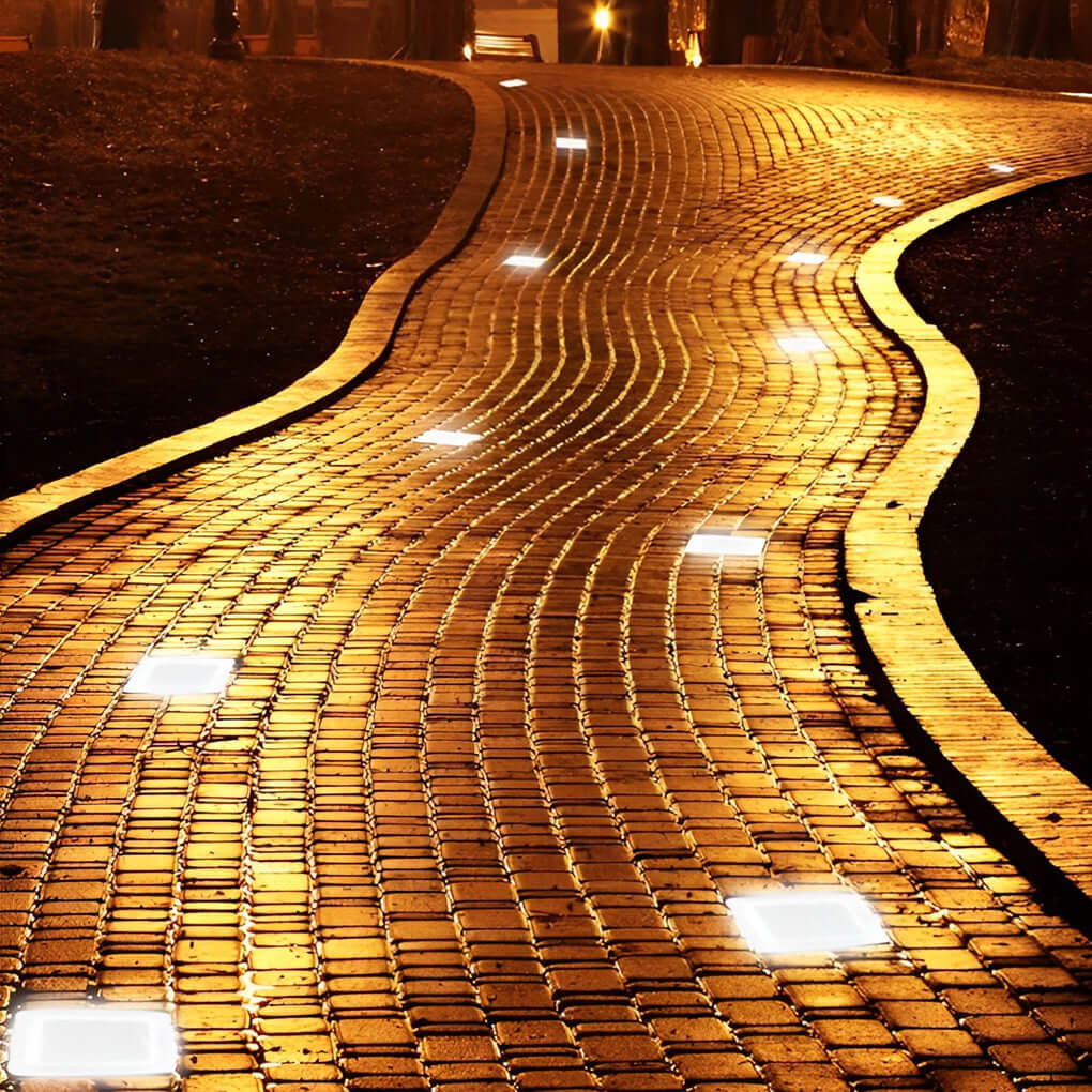 2V Mount-Free Ice Cube Lights Colorful Modern Smart Solar Outdoor Step Lighting - Lamp Outdoor