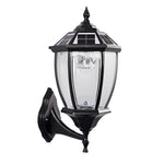 Led Waterproof Black Vintage Outdoor Solar Fence Post Lights with Remote - Lamp Outdoor