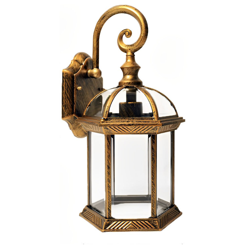 Double-layer Waterproof Glass E27 Vintage Wall Sconce Lighting Wall Lamp - Lamp Outdoor