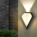 Creative Geometric LED Waterproof Black Modern Wall Lamp Exterior Lights - Lamp Outdoor