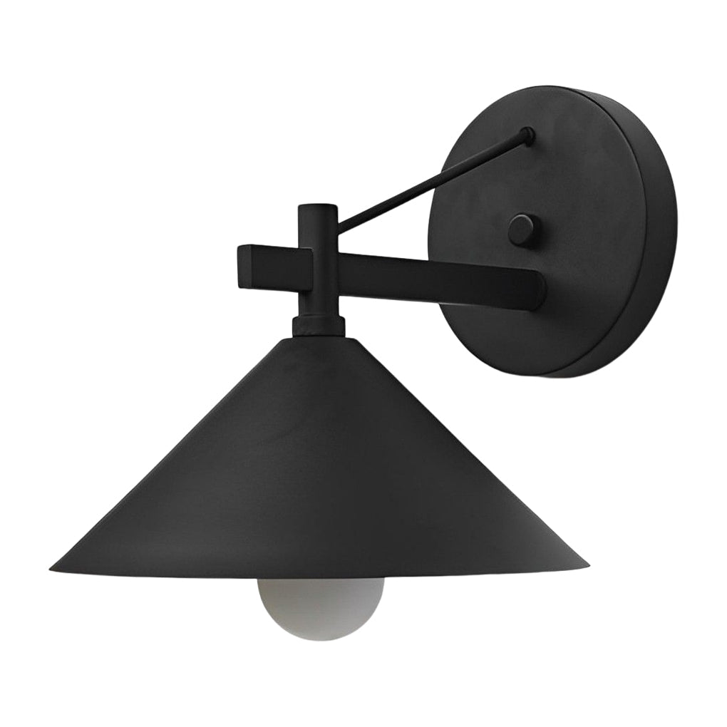 Conical Simple Waterproof Retro American-style Outdoor Wall Sconce Lighting - Lamp Outdoor