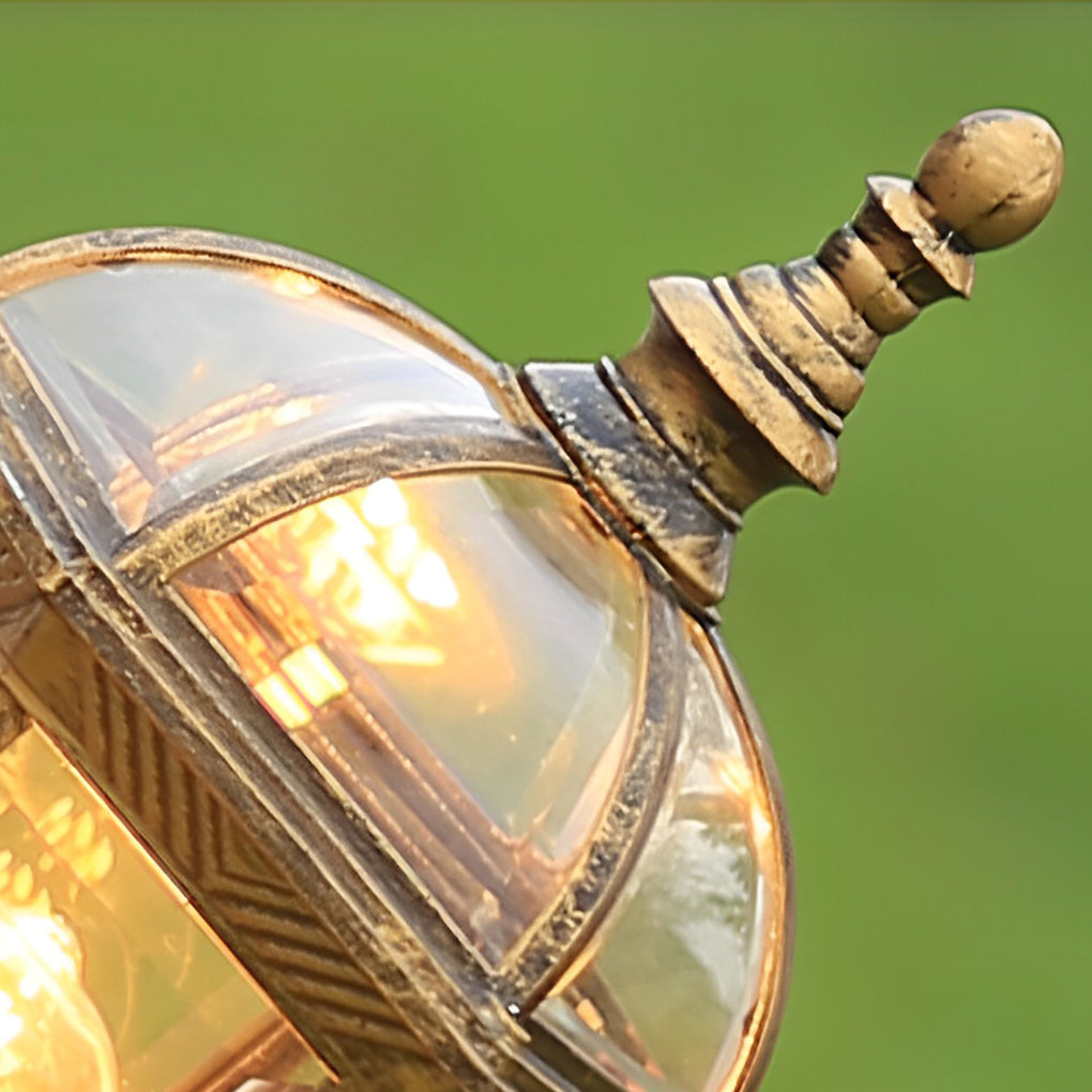 Vintage Golden LED Outdoor Pathway Light Luxury European-style Lawn Lamp - Lamp Outdoor