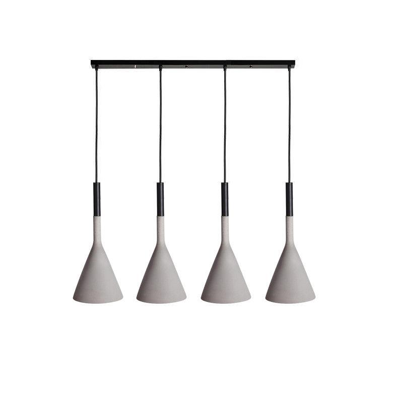 Conical Concrete Pendant Light - Lamp Outdoor