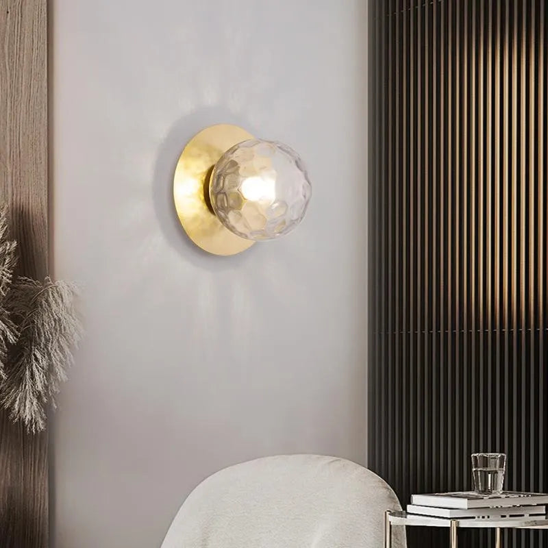 Melo Wall Lamp Chic Sphere Glass - Lamp Outdoor