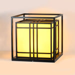 Retro Square Waterproof LED Black Modern Outdoor Post Caps Lights - Lamp Outdoor
