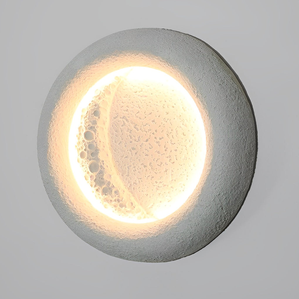 Creative Moon Shaped Waterproof LED 10W Modern Wall Lamp Exterior Decor - Lamp Outdoor