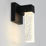 Waterproof LED 10W Crystal Black Modern Outdoor Wall Lamp Exterior Lights - Lamp Outdoor