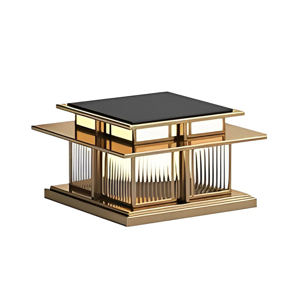 Outdoor IP65 Waterproof LED Modern Solar Post Caps Lights Pillar Light - Lamp Outdoor