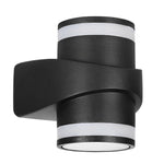 Round Up and Dawn Light LED Waterproof Black Outdoor Wall Washer Lights - Lamp Outdoor