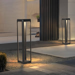 Modern Black Solar Pathway Light Durable & Minimalist Design - Lamp Outdoor