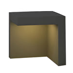 Half-Cut Rectangular Fixture Modern Outdoor Path Light in Gray, LED 4.5W, IP54 Waterproof - Lamp Outdoor
