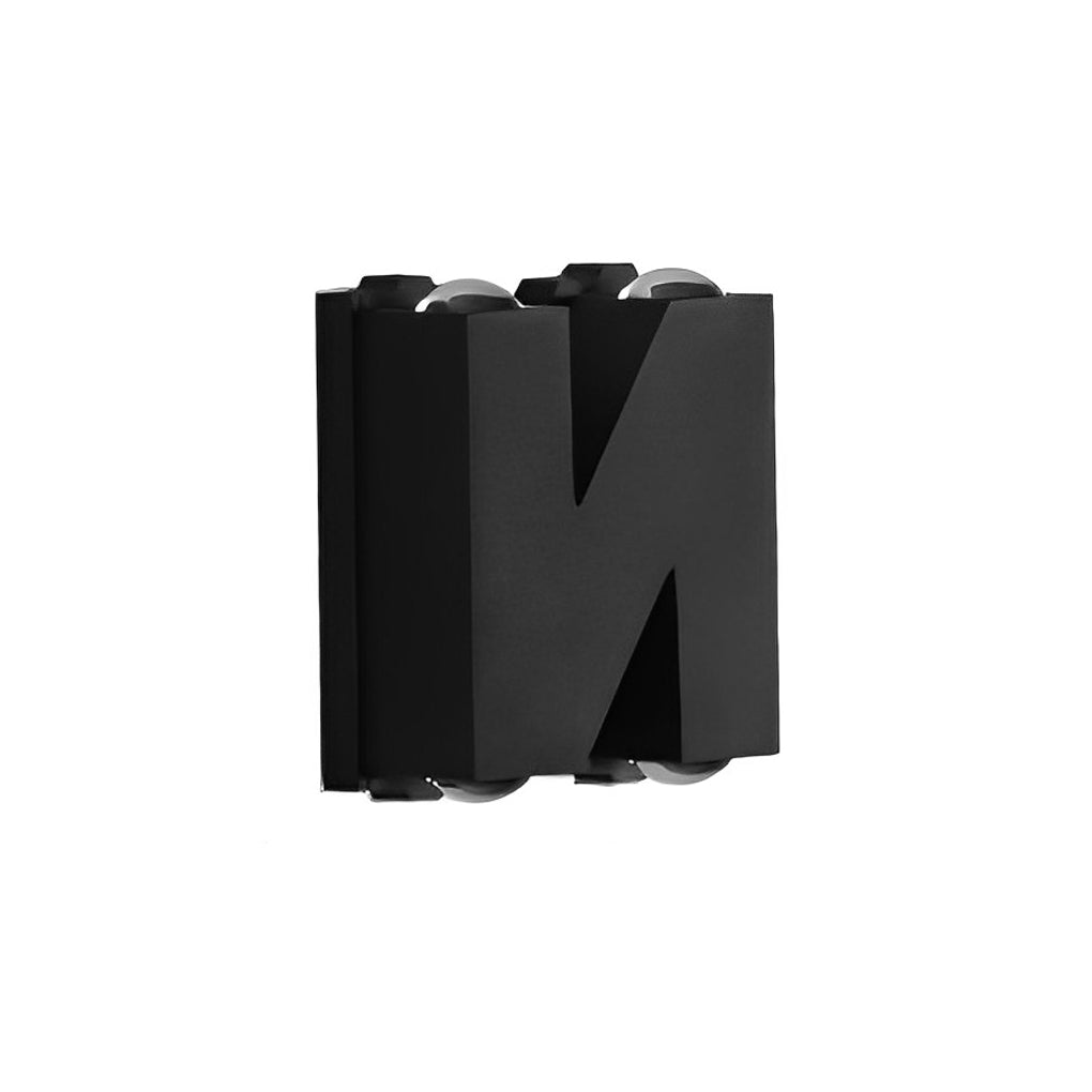 N/V/W Letters Creative Waterproof Modern LED Outdoor Wall Sconce Lighting - Lamp Outdoor