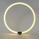 Sleek Ring LED Lawn Lamp Modern Waterproof Solar Landscape Lighting - Lamp Outdoor