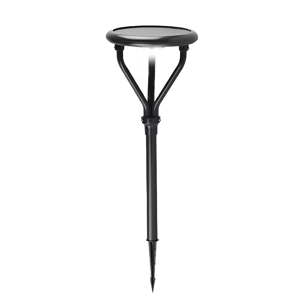 Intelligent Modern Solar LED Lamp Post – Outdoor Waterproof Round Light - Lamp Outdoor