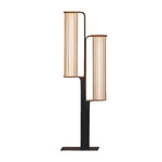 Back-to-Back Dual Cylinder LED Pathway Lights Black Waterproof Outdoor Lamp - Lamp Outdoor