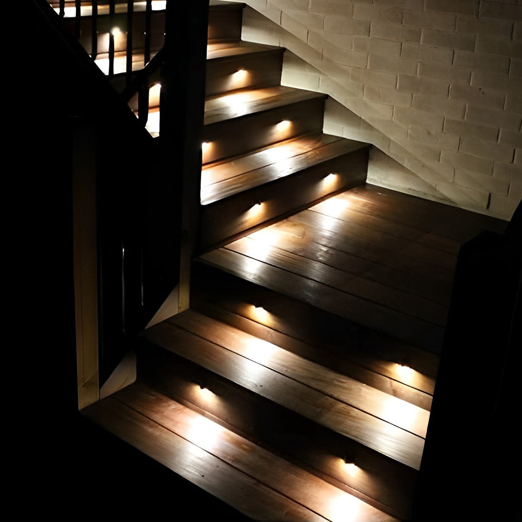 Hallf Moon 12-36V Low Voltage LED Deck Downward Lighting Wall Mounted Step Lights - Lamp Outdoor