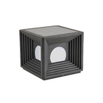 Waterproof Square Creative LED Black Modern Solar Fence Post Lights - Lamp Outdoor