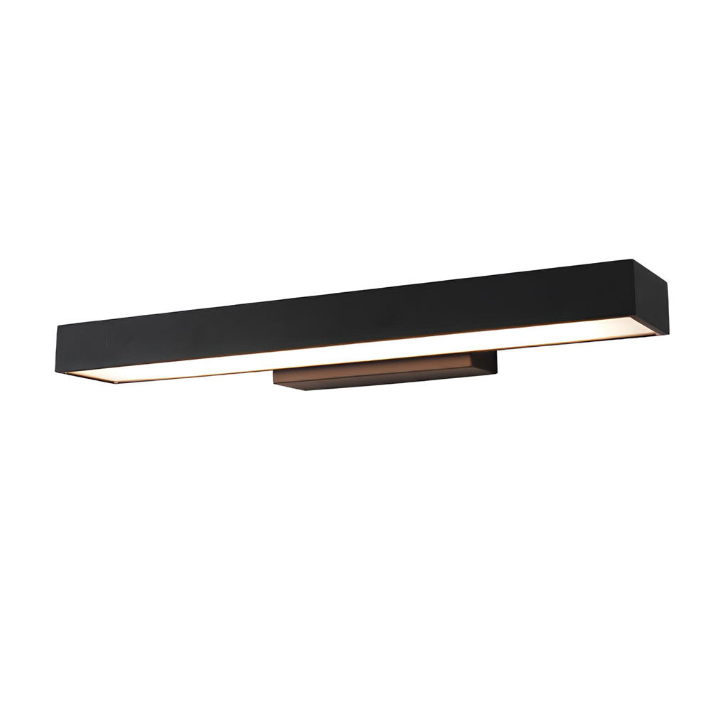 Outdoor Motion Sensor Black Rectangle Wall Light - Lamp Outdoor