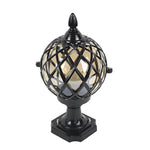 Glass Aluminum Round Ball Waterproof LED Outdoor Fence Post Lights - Lamp Outdoor