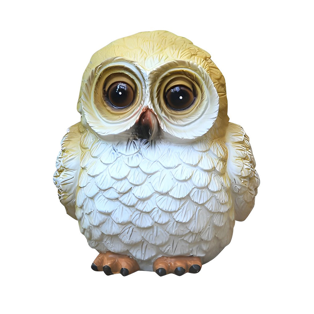 Resin Small Animal Dog Rabbit Snails Owl LED Modern Solar Lights Garden Lamp - Lamp Outdoor