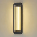 Rectangular Strip Waterproof LED Black Modern Outdoor Wall Lights - Lamp Outdoor