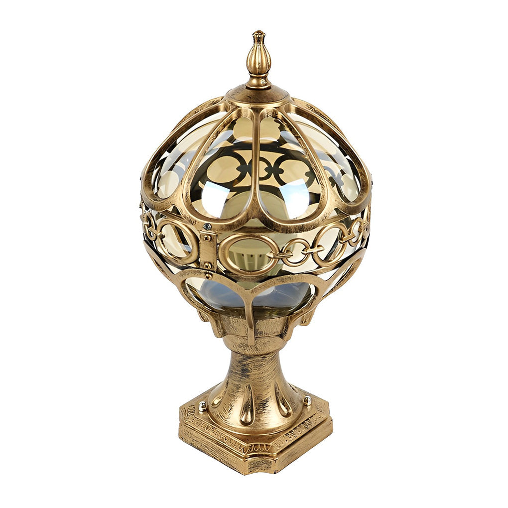 Creative Round Ball Waterproof LED European-style Fence Post Lights - Lamp Outdoor