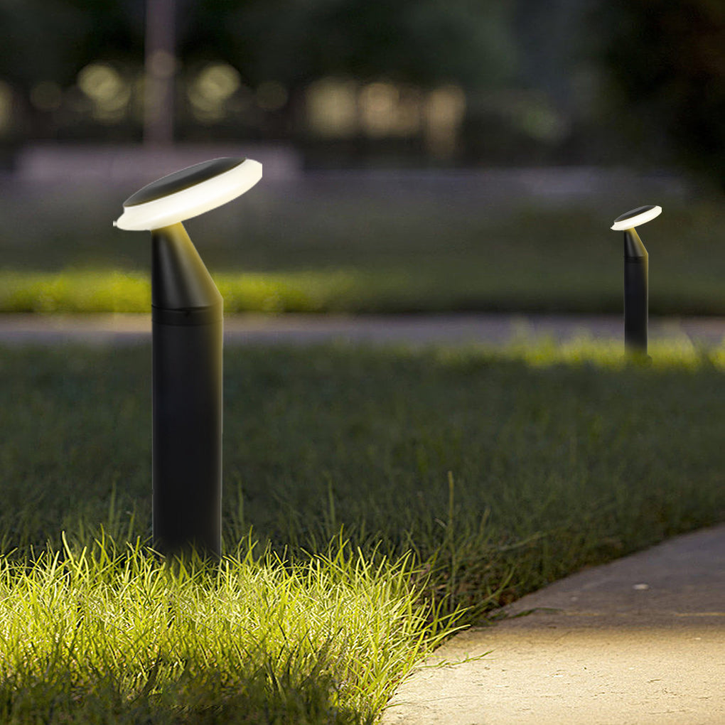 45° Angle Waterproof LED Lawn Lamps Mushroom-Shaped Modern Pathway Lights - Lamp Outdoor
