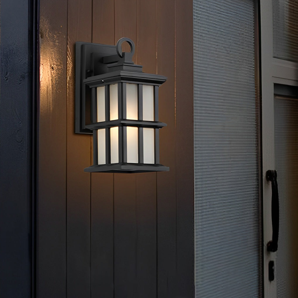 Outdoor Waterproof Aluminum Black European Style Exterior Wall Lights - Lamp Outdoor