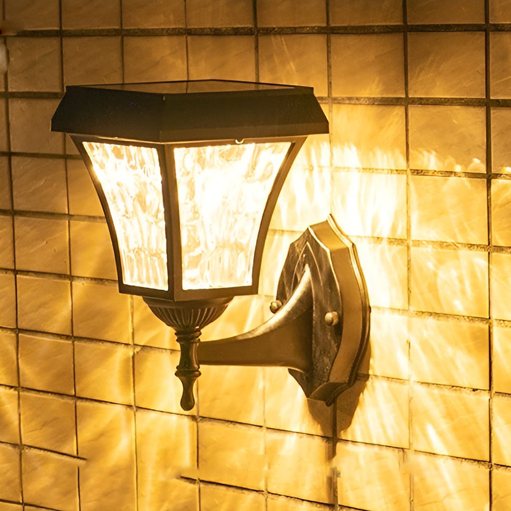 Waterproof LED Smart Touch Switch Modern Outdoor Plug in Wall Sconce Lighting - Lamp Outdoor