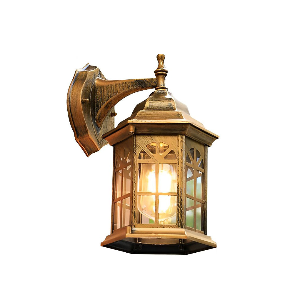 Waterproof Aluminum Alloy Glass LED European Style Outdoor Wall Lights - Lamp Outdoor