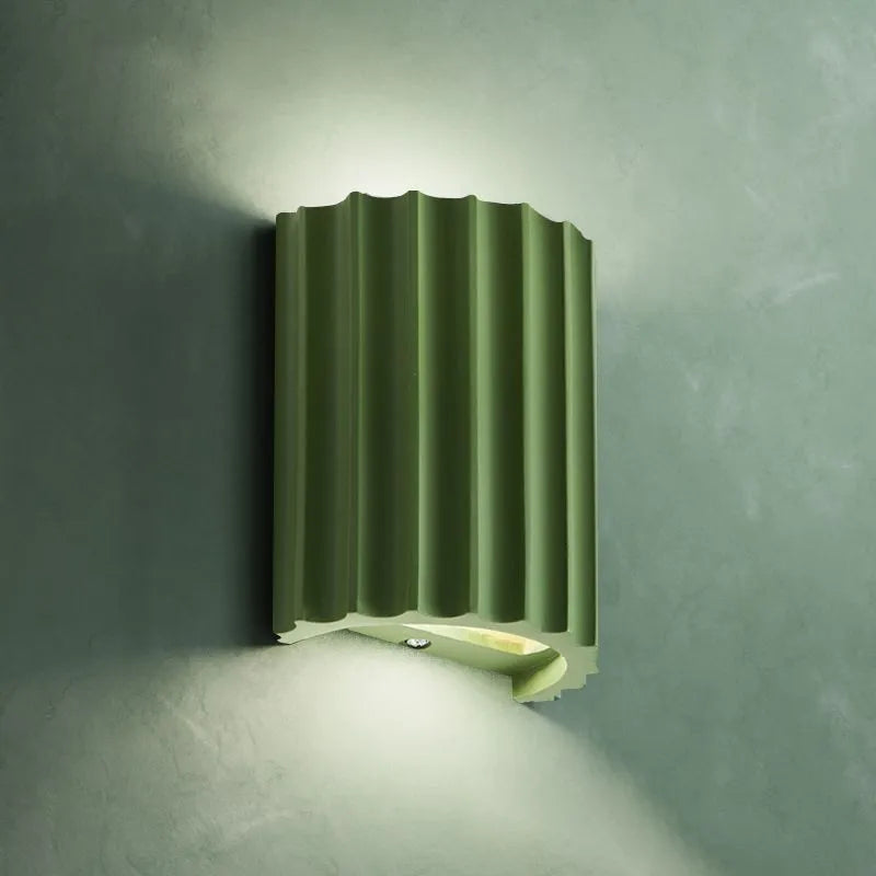Cora Semi-cylindrical Resin Wall Lamp - Lamp Outdoor