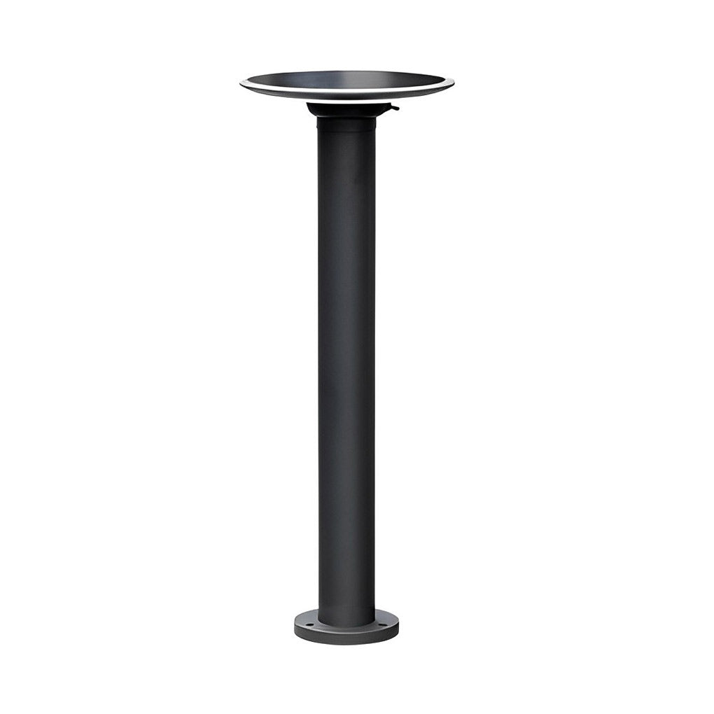 Round LED Solar Garden Light with Intelligent Light-Control & Waterproof Design - Lamp Outdoor