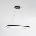 Junel Minimalist Oval Interior Hanging Pendant Light - Lamp Outdoor