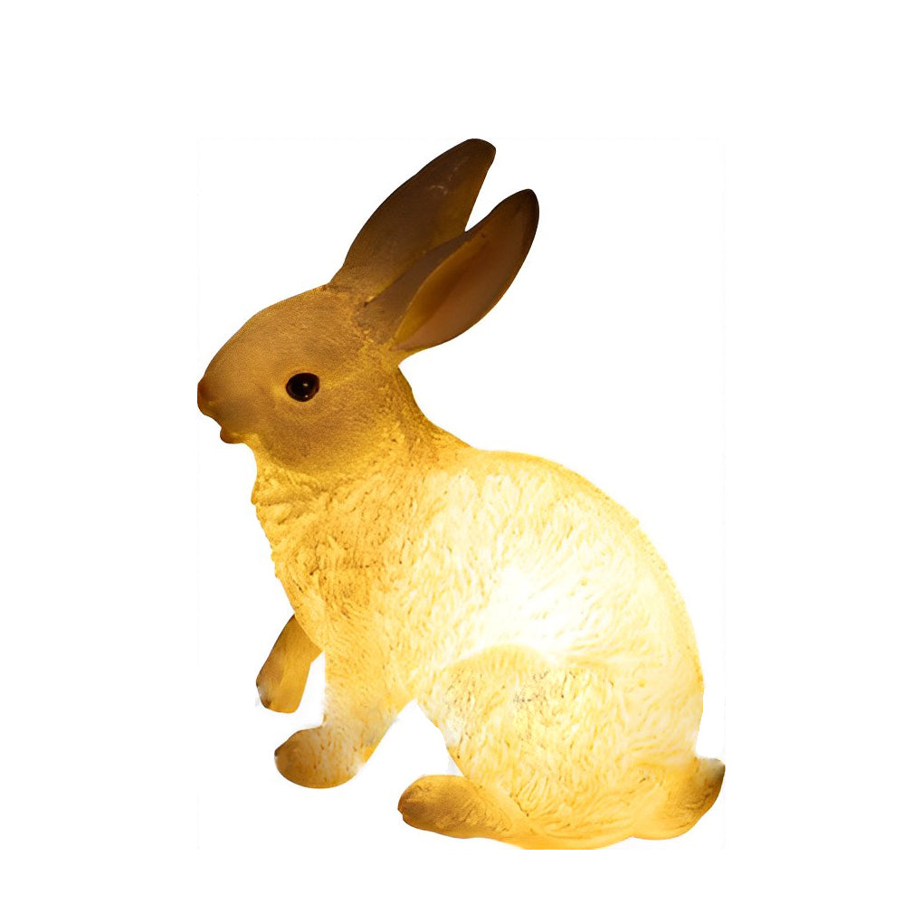 Resin and Fiberglass Rabbit Garden Lights Modern Waterproof Outdoor Lighting - Lamp Outdoor