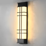 Retro Rectangular Waterproof LED Black Traditional Outdoor Wall Lamp - Lamp Outdoor