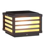 Modern Solar LED Fence Cap Post Lights for Pretty Fence Post Lighting - Lamp Outdoor