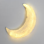 Creative Resin Moon Waterproof LED Modern Outdoor Wall Sconce Lighting - Lamp Outdoor