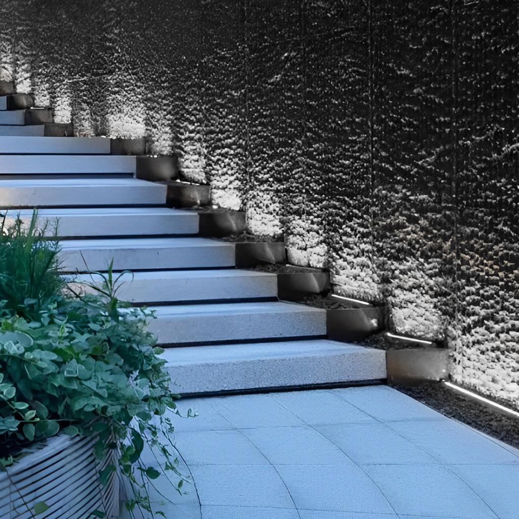 LED Rectangular Waterproof DC24V Recessed Outdoor Wall Washer Lights - Lamp Outdoor