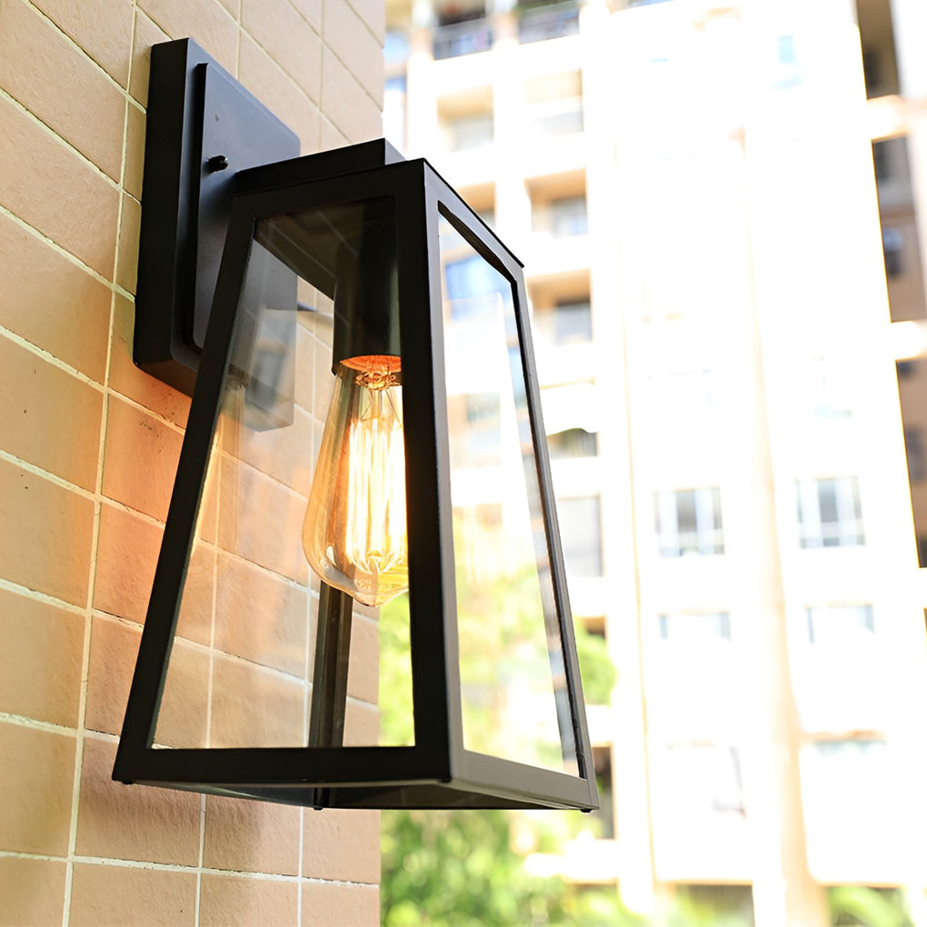 Trapezoidal Waterproof LED Vintage Outdoor Wall Light Wall Sconce Lighting - Lamp Outdoor