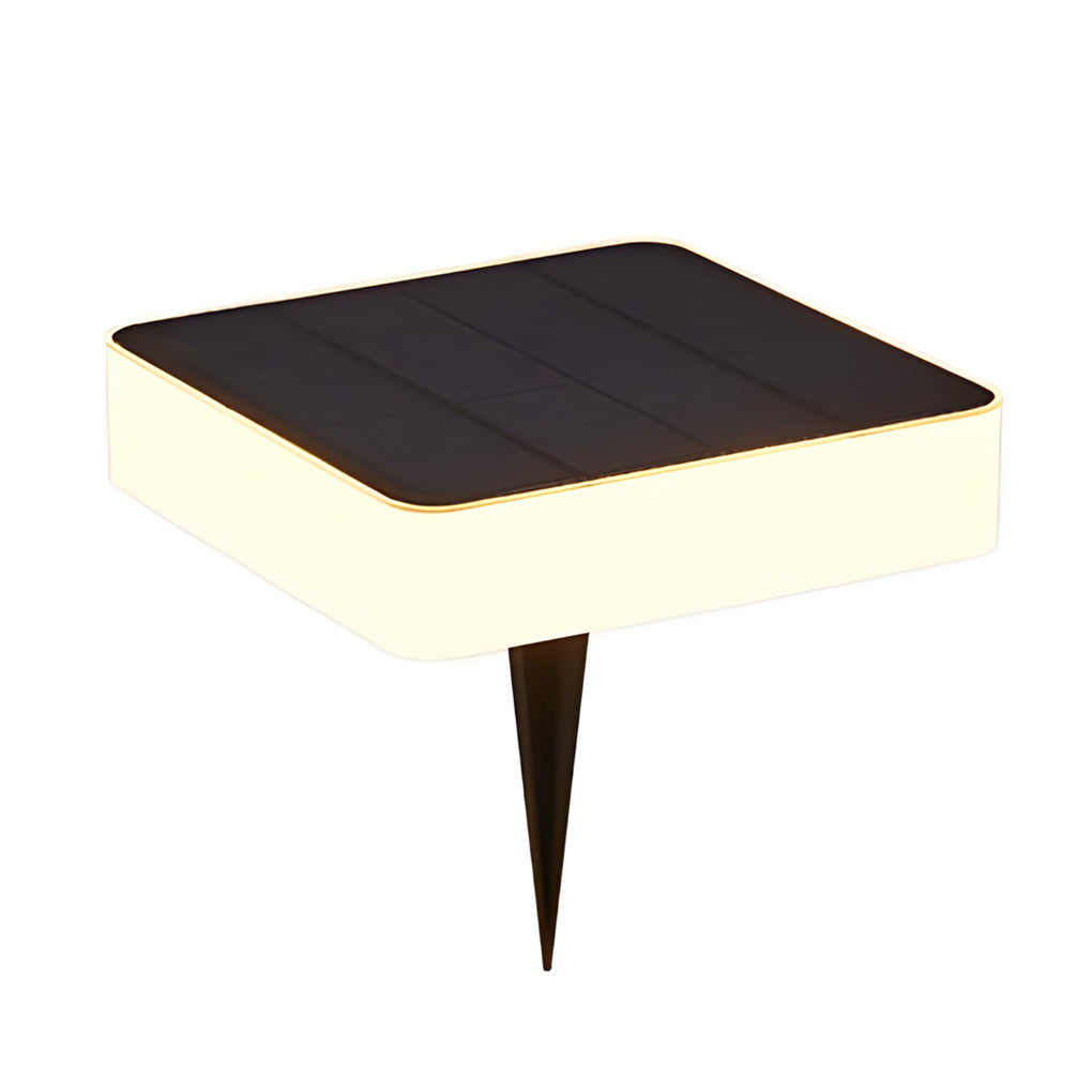 Seamless Solar Disk Lights Elegant LED Ground Lighting for Outdoor Landscapes - Lamp Outdoor