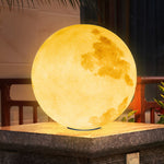 Moon-Shaped Outdoor Pier-Mount Pillar Accent Post Light - Lamp Outdoor