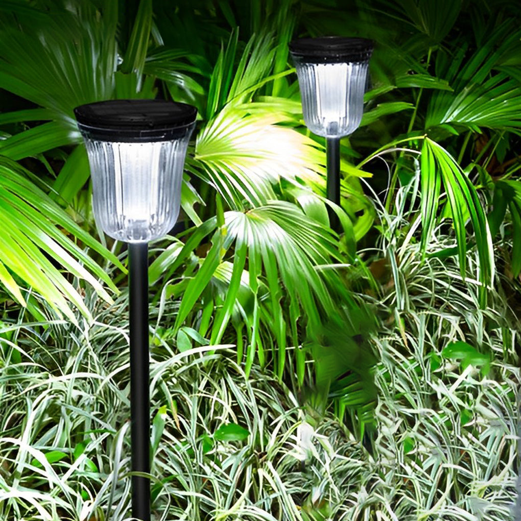 2Pcs Intelligent Solar Lawn Lights with Motion Sensor - Lamp Outdoor