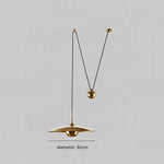 Pyra Minimalist Metal Pendant Light, Gold - Lamp Outdoor